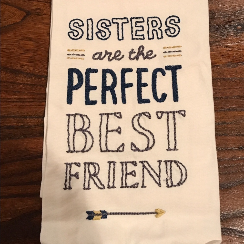 🟣🟣🌸ONLY 1 LEFT🌸Sisters Dish Towel